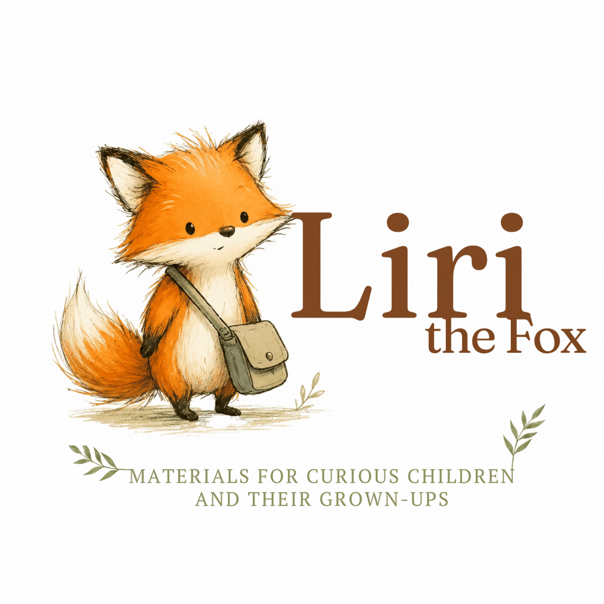 Liri the Fox waving hello